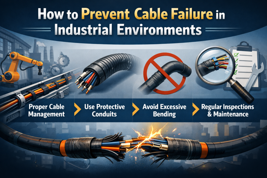 Top Ways to Prevent Cable Failure in Industrial Applications